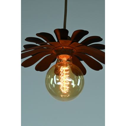 Bohemia-Design - Kábeles csillár 1xE27/60W/230V bronzszínű