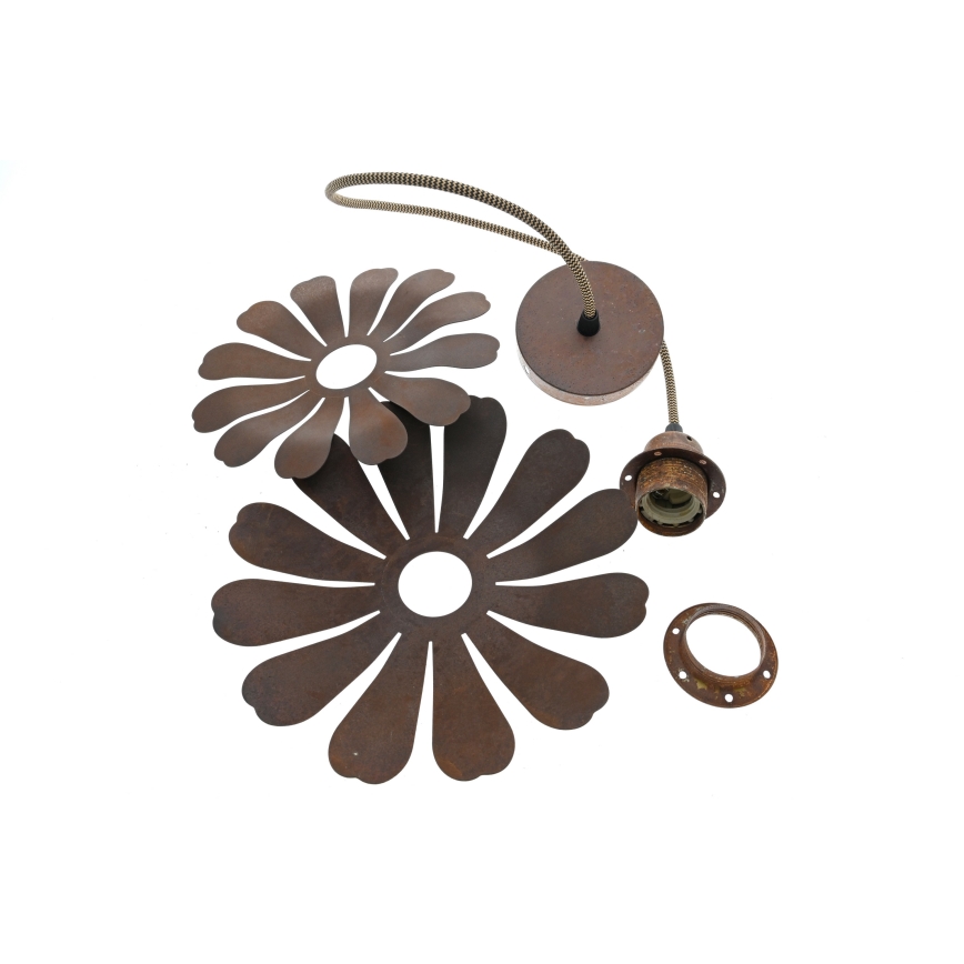 Bohemia-Design - Kábeles csillár 1xE27/60W/230V bronzszínű
