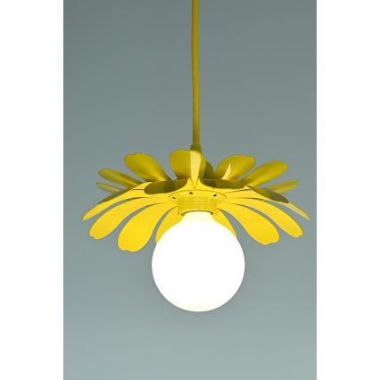 Bohemia-Design - Kábeles függőlámpa 1xE27/60W/230V sárga