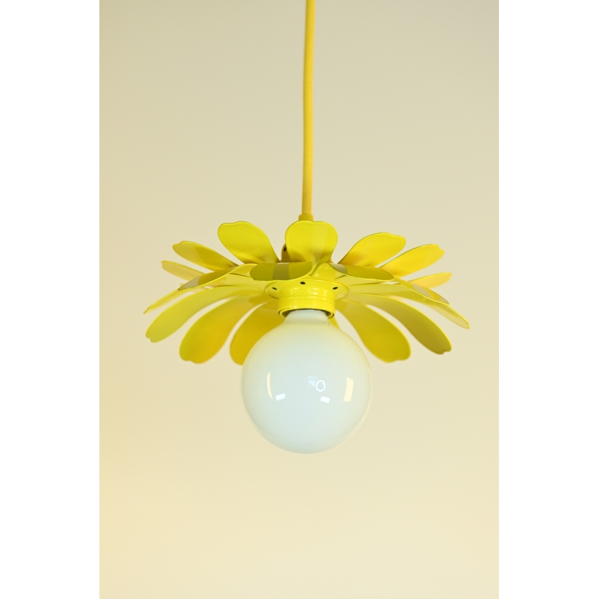 Bohemia-Design - Kábeles függőlámpa 1xE27/60W/230V sárga