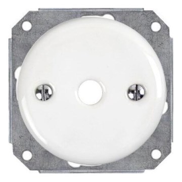 Bohemia-Design - Kerámia retro kábelátvezető, fehér