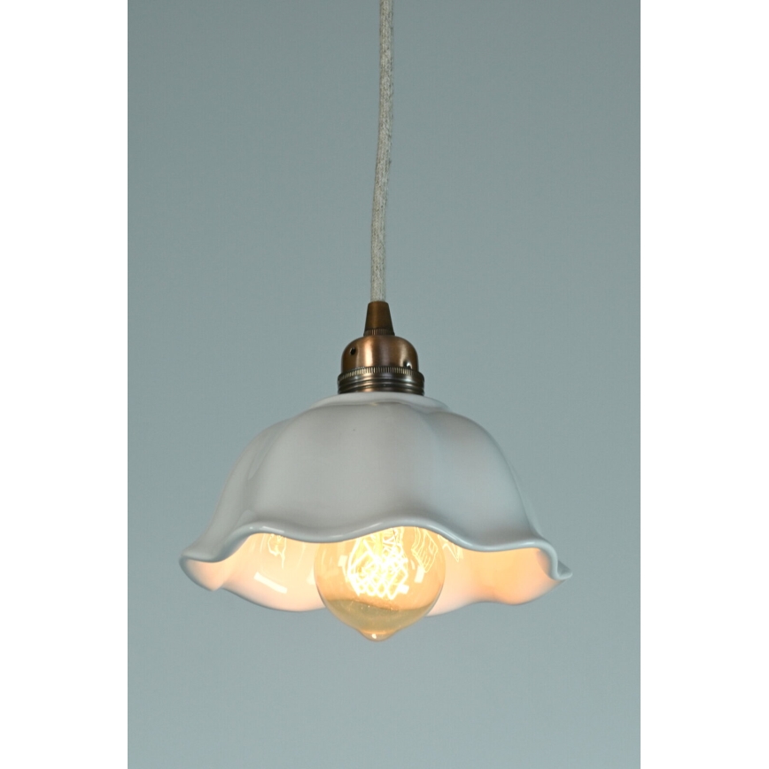 Bohemia-Design - Porcelán függeszték kábellel 1xE27/60W/230V