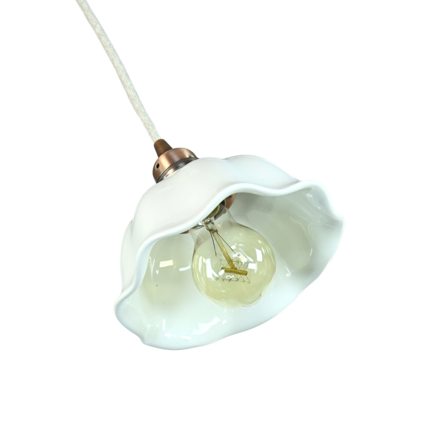 Bohemia-Design - Porcelán függeszték kábellel 1xE27/60W/230V