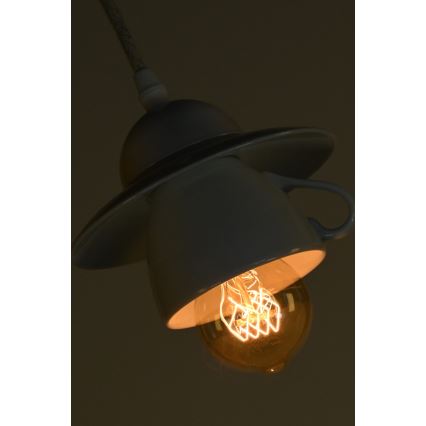 Bohemia-Design - Porcelán függőlámpa kábelen 1xE27/60W/230V