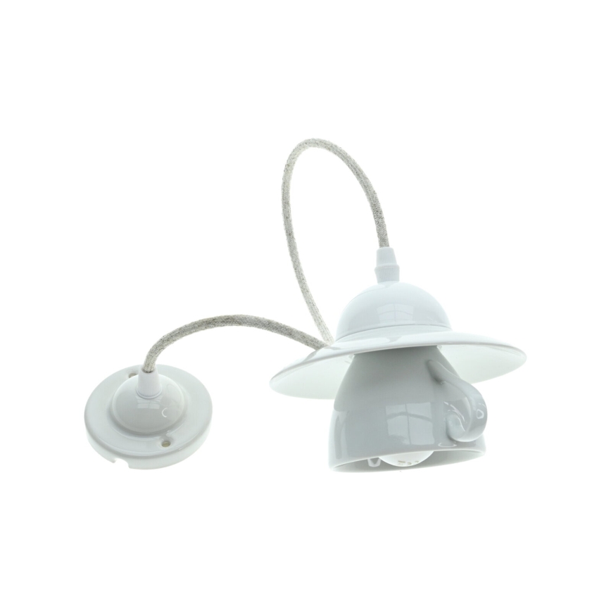 Bohemia-Design - Porcelán függőlámpa kábelen 1xE27/60W/230V
