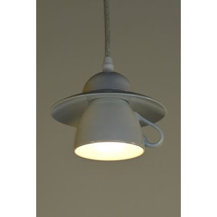 Bohemia-Design - Porcelán függőlámpa kábelen 1xE27/60W/230V