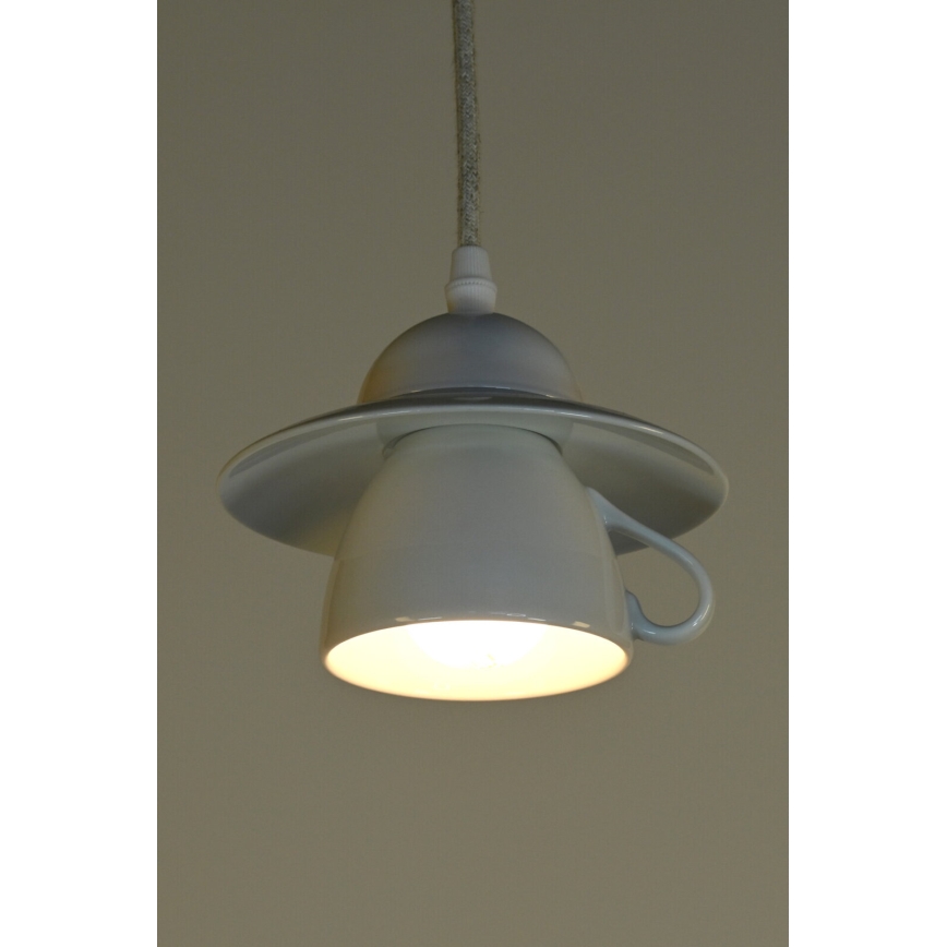 Bohemia-Design - Porcelán függőlámpa kábelen 1xE27/60W/230V