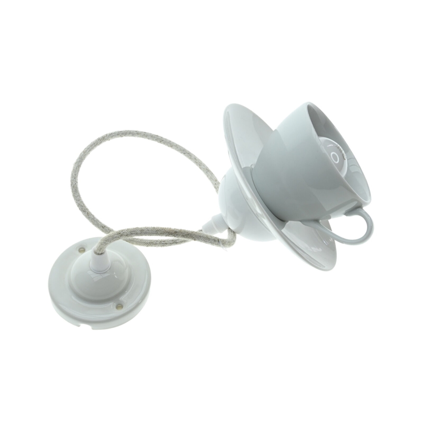 Bohemia-Design - Porcelán függőlámpa kábelen 1xE27/60W/230V