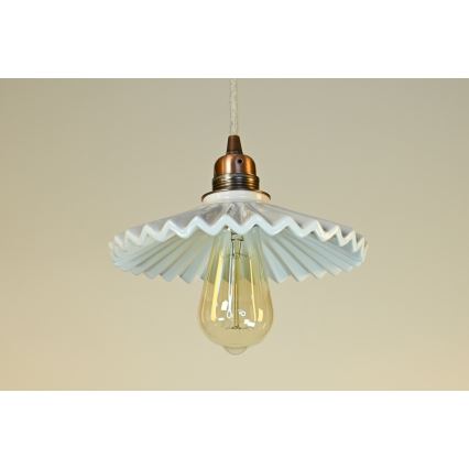 Bohemia-Design - Porcelán függőlámpa zsinóron 1xE27/60W/230V