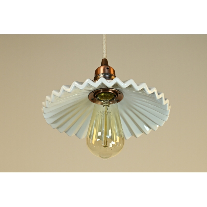 Bohemia-Design - Porcelán függőlámpa zsinóron 1xE27/60W/230V