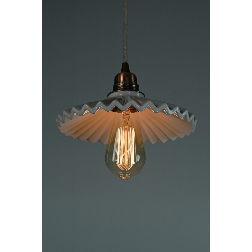 Bohemia-Design - Porcelán függőlámpa zsinóron 1xE27/60W/230V