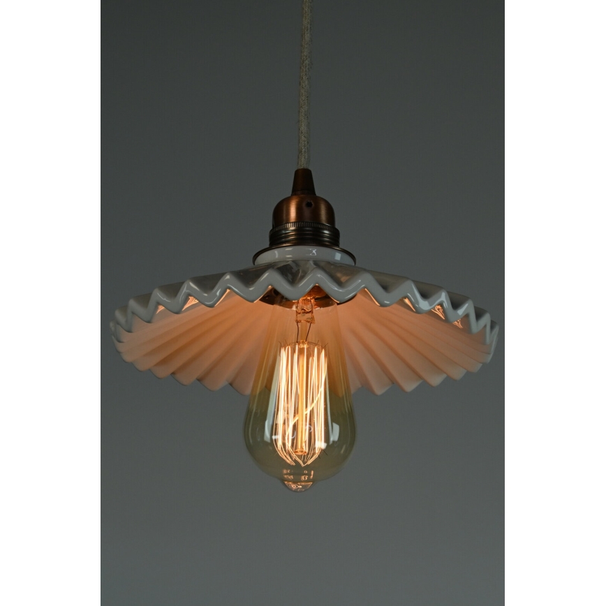 Bohemia-Design - Porcelán függőlámpa zsinóron 1xE27/60W/230V