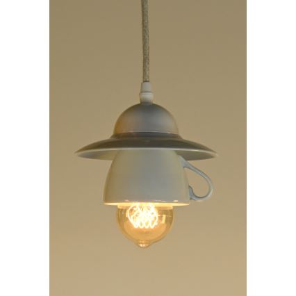 Bohemia-Design - Porcelán függőlámpa zsinóron 1xE27/60W/230V
