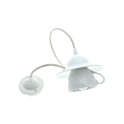 Bohemia-Design - Porcelán függőlámpa zsinóron 1xE27/60W/230V