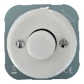 Bohemia-Design - Porcelán retro fényerőszabályzó keret nélküli 250V/10A fehér