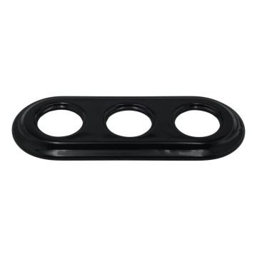 Bohemia-Design - Porcelán retro háromrészes keret fekete