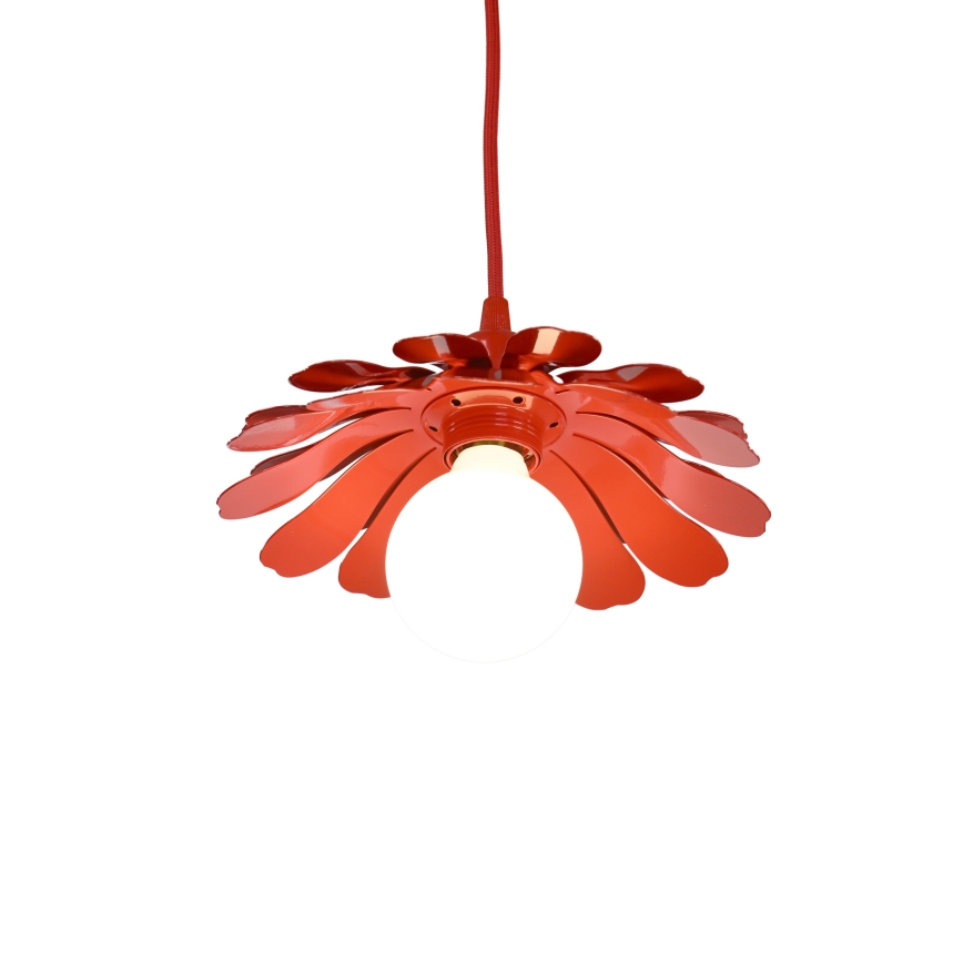 Bohemia-Design - Zsinóron függő csillár 1xE27/60W/230V piros