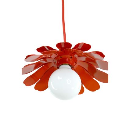 Bohemia-Design - Zsinóron függő csillár 1xE27/60W/230V piros