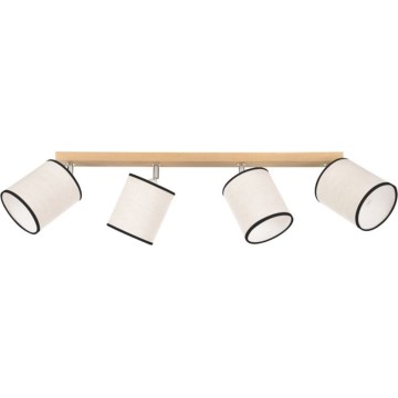 BOHO mennyezeti spotlámpa 4xE27/25W/230V tölgy