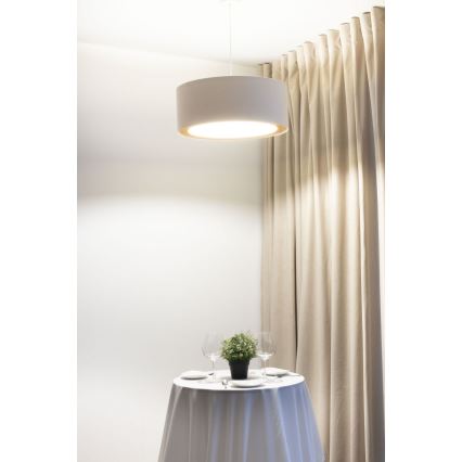 BOHO TRINITI függőlámpa 1xE27/60W/230V, átmérő 50 cm, krémszínű