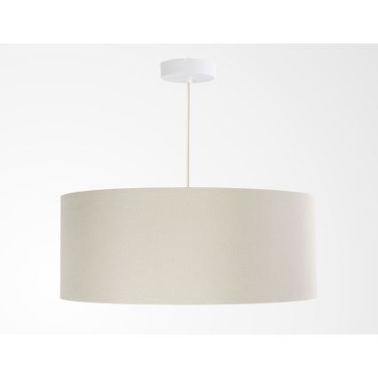 BOHO TRINITI függőlámpa 1xE27/60W/230V, átmérő 50 cm, krémszínű