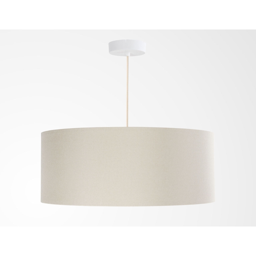 BOHO TRINITI függőlámpa 1xE27/60W/230V, átmérő 50 cm, krémszínű