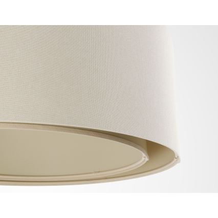 BOHO TRINITI függőlámpa 1xE27/60W/230V, átmérő 50 cm, krémszínű