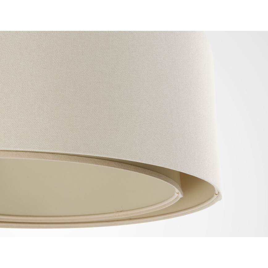 BOHO TRINITI függőlámpa 1xE27/60W/230V, átmérő 50 cm, krémszínű