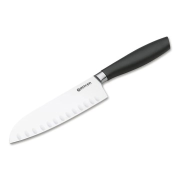 Böker - CORE PROFESSIONAL santoku konyhakés, 16,5 cm, fekete