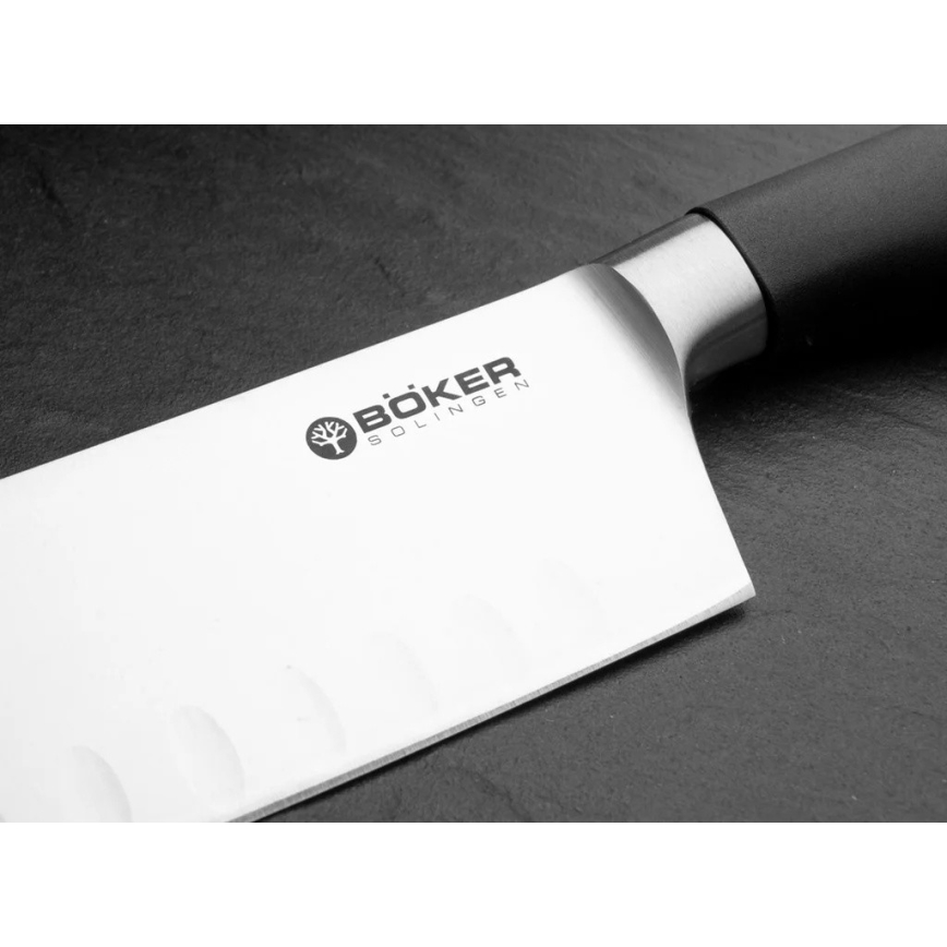 Böker - CORE PROFESSIONAL santoku konyhakés, 16,5 cm, fekete