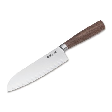 Böker - CORE Santoku konyhakés, 16,5 cm, diófa markolat