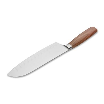 Böker - CORE Santoku konyhakés, 16,5 cm, diófa markolat