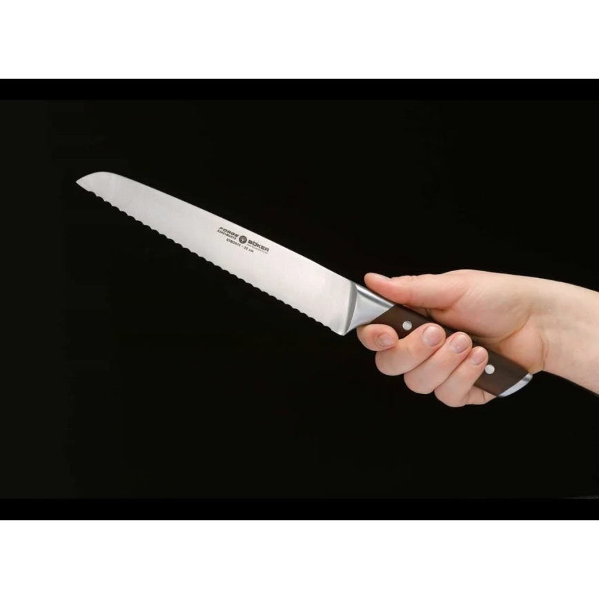 Böker - FORGE WOOD 22 cm kenyérvágó kés, juharfa markolat