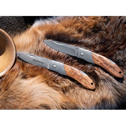 Böker - Magnum Caveman damaszkuszi zsebkés, 19,4 cm