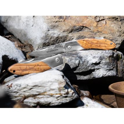 Böker - Magnum Caveman damaszkuszi zsebkés, 19,4 cm