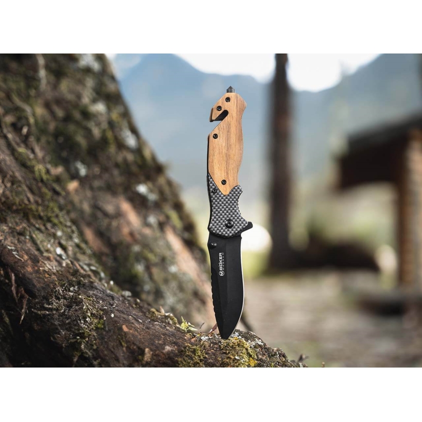 Böker - Zsebkés Magnum Blomkvist Olive 20,5 cm olajfa