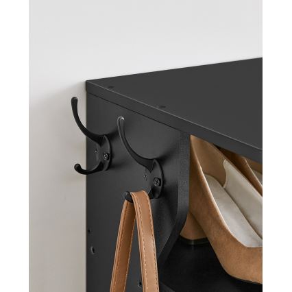 BOTARO cipősszekrény, fekete