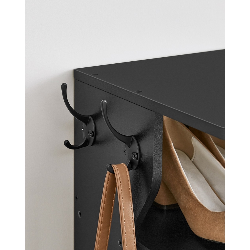 BOTARO cipősszekrény, fekete