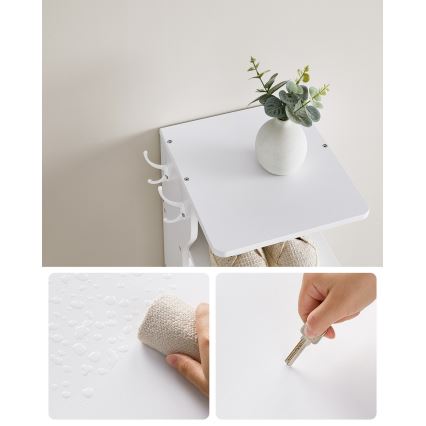 BOTARO fehér cipőtároló