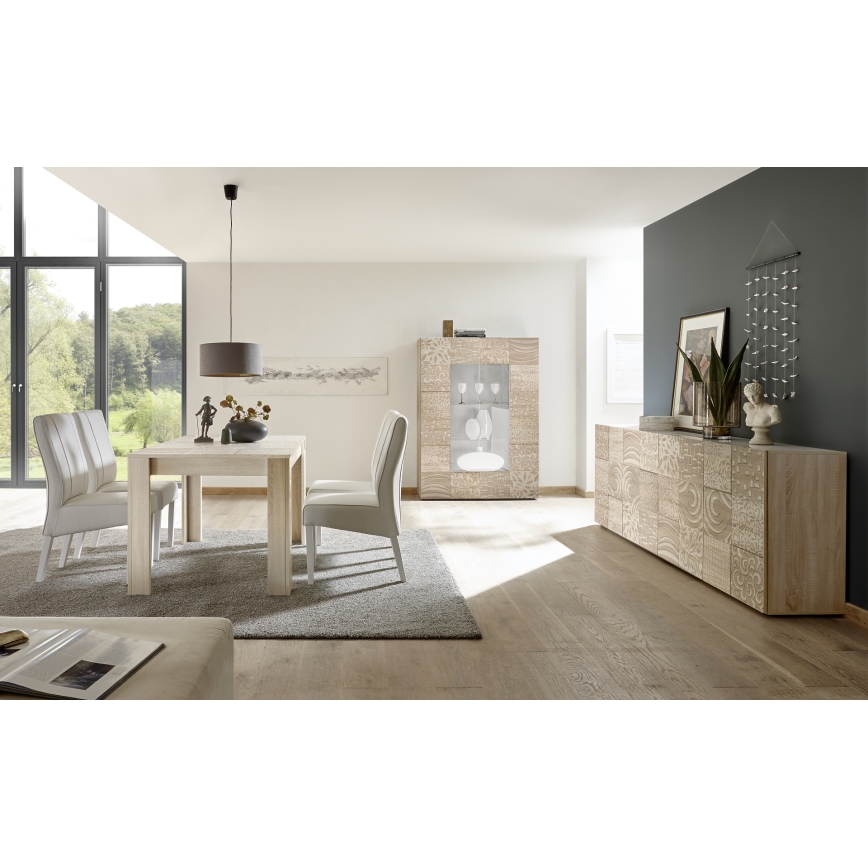 Bővíthető étkezőasztal ARIA, sonoma tölgy