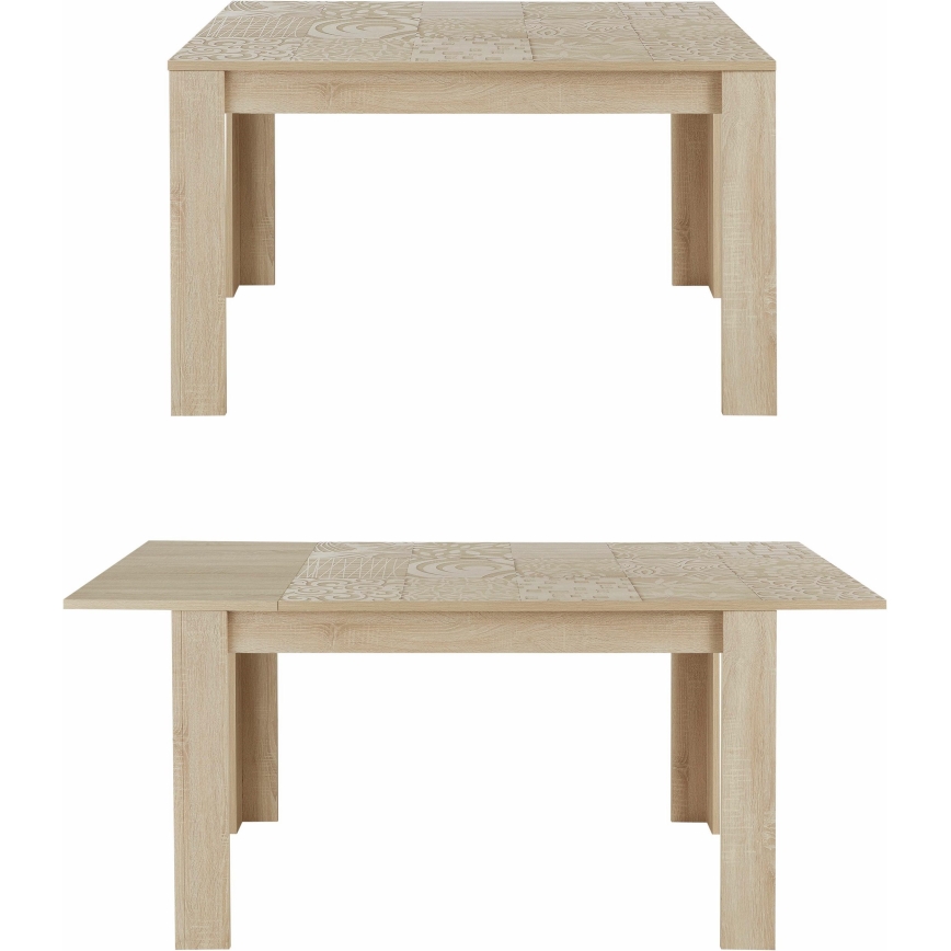 Bővíthető étkezőasztal ARIA, sonoma tölgy