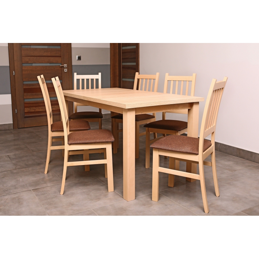 Kinyitható étkezőasztal LIAM sonoma tölgy