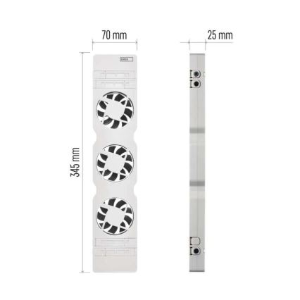 Bővítő készlet hűtőventilátorhoz 5V fehér