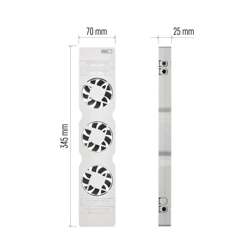 Bővítő készlet hűtőventilátorhoz 5V fehér