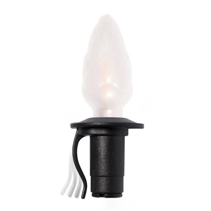 Kiegészítő LED kültéri fényfüzér CONE FILAMENT 20xE10 14m színes/meleg fehér IP44, Gyártva az EU-ban