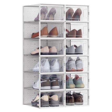 BOXIFY moduláris polc rekeszekkel, fehér