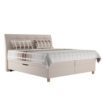 Boxspring ágy matraccal BEA 180x200 cm bézs