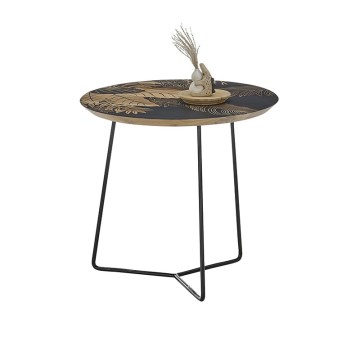 BRAVON mangófából készült dohányzóasztal