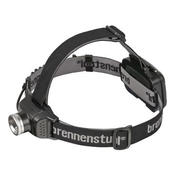 Brennenstuhl - LED Fejlámpa LuxPremium LED/3xAA IP44 fekete