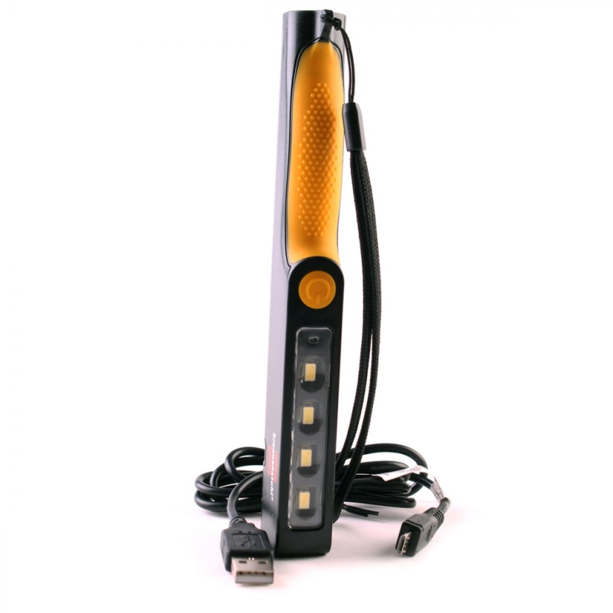 Brennenstuhl - LED Újratölthető munka zseblámpa LED/1600mAh/5V narancssárga